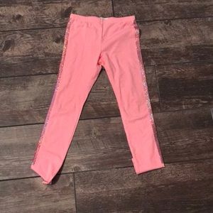 guess pink leggings.never used and pet and smoke free home